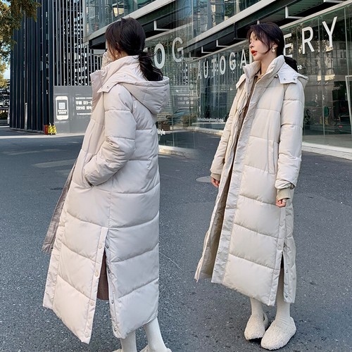 ankle length down parka